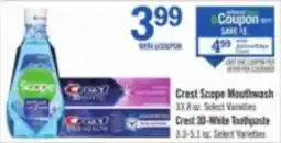 Price Chopper Crest Scope Mouthwash offer