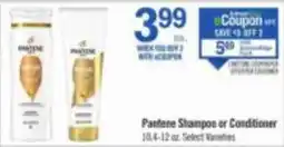 Price Chopper Pantene Shampoo or Conditioner offer