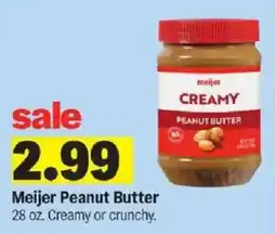 Meijer Meijer Peanut Butter offer