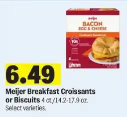 Meijer Meijer Breakfast Croissants or Biscuits offer
