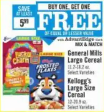General Mills Large Cereal