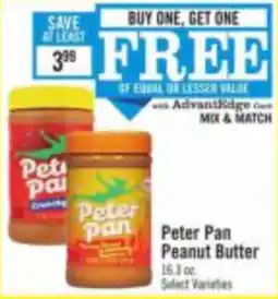 Price Chopper Peter Pan Peanut Butter offer
