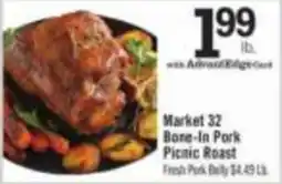 Price Chopper Market 32 Bone-In Pork Picnic Roast offer