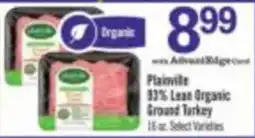 Price Chopper Plainville organic ground turkey offer