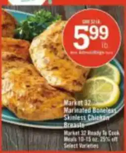 Price Chopper Market 32 marinated boneless skinless chicken breasts offer