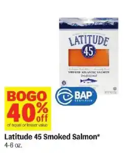 Meijer Latitude 45 Smoked Salmon offer