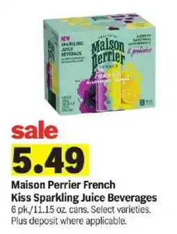Meijer Maison Perrier French Kiss Sparkling Juice Beverages offer