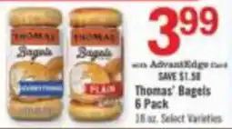 Price Chopper Thomas' Bagels offer