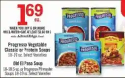 Price Chopper Progresso Vegetable Classic or Protein Soups offer