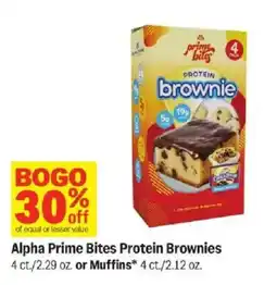 Meijer Alpha Prime Bites Protein Brownies offer