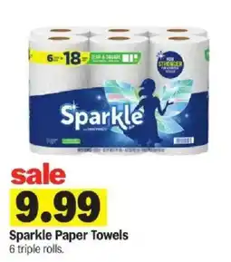 Meijer Sparkle Paper Towels offer