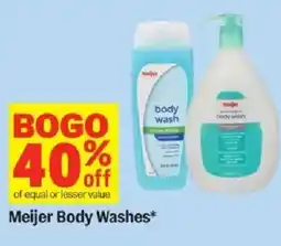Meijer Meijer Body Washes offer