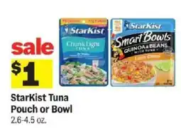 Meijer Starkist Tuna Pouch or Bowl offer