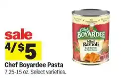 Meijer Chef Boyardee Pasta offer