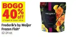 Meijer Frederik's by Meijer Frozen Fish offer