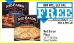 Price Chopper Red Baron Pizza offer