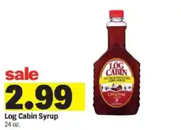 Meijer Log Cabin Syrup offer