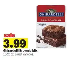 Meijer Ghirardelli Brownie Mix offer