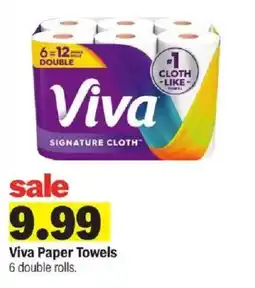 Meijer Viva Paper Towels offer