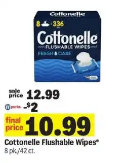 Meijer Cottonelle Flushable Wipes offer