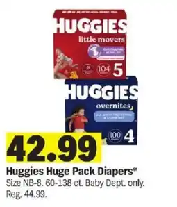 Meijer Huggies huge pack diapers offer