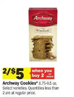 Meijer Archway Cookies offer