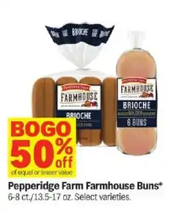Meijer Pepperidge Farm Farmhouse Buns offer