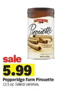 Meijer Pepperidge Farm Pirouette offer