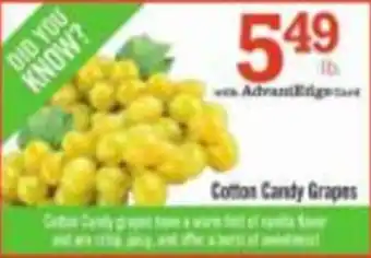 Price Chopper Cotton Candy Grapes offer