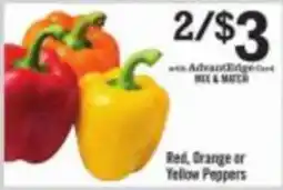 Price Chopper AdvantEdge Red, Orange or Yellow Peppers offer