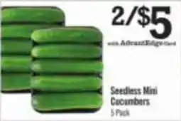 Price Chopper Seedless Mini Cucumbers offer