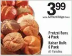 Price Chopper Pretzel Buns Kaiser Rolls offer