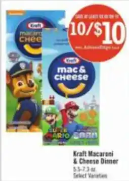 Price Chopper Kraft Macaroni & Cheese Dinner offer