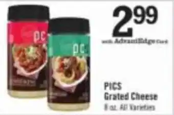 Price Chopper Pics Grated Cheese offer