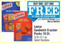 Price Chopper Lance Sandwich Cracker offer