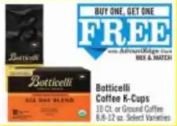 Price Chopper Botticelli coffee k-cups offer