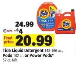Meijer Tide liquid detergent offer