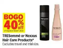 Meijer TRESemmΓ© or Nexxus Hair Care Products offer
