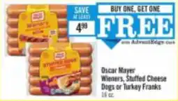 Price Chopper Oscar Mayer Wieners, Stuffed Cheese Dogs or Turkey Franks offer