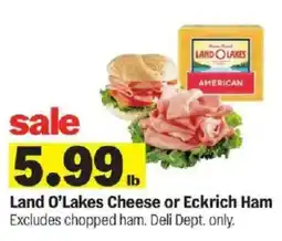 Meijer Land O'Lakes Cheese or Eckrich Ham offer