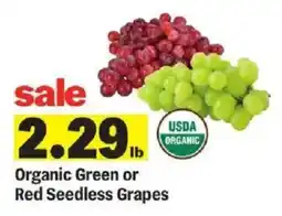 Meijer Organic Green or Red Seedless Grapes offer