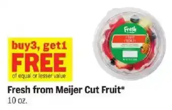 Meijer Fresh from Meijer Cut Fruit offer