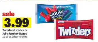 Meijer Twizzlers Licorice or Jolly Rancher Ropes offer