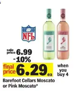 Meijer Barefoot Cellars Moscato or Pink Moscato offer