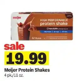 Meijer Meijer Protein Shakes offer