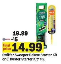 Meijer Swiffer Sweeper Deluxe Starter Kit or 6' Duster Starter Kit offer