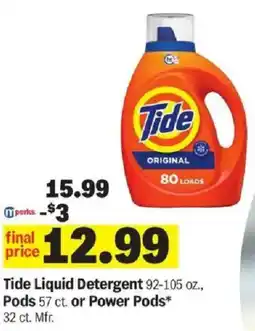 Meijer Tide liquid detergent offer