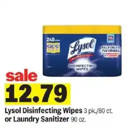 Meijer Lysol Disinfecting Wipes offer