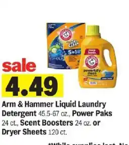 Meijer Arm & Hammer Liquid Laundry Detergent offer