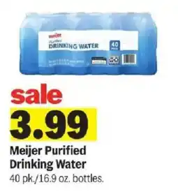Meijer Meijer Purified Drinking Water offer